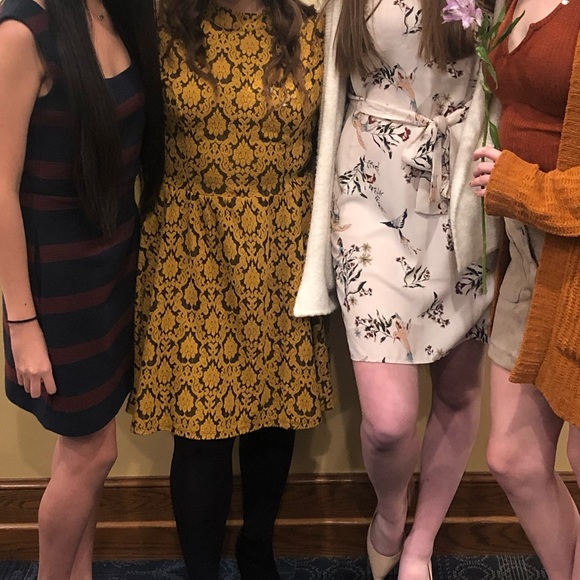 Yellow Lace Dress - Picture 3 of 3